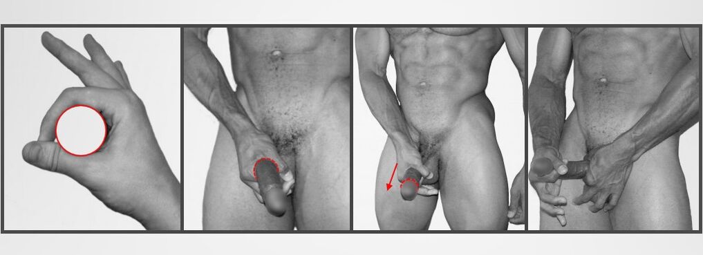 Técnica Jelqing - exercicios de ampliación do pene